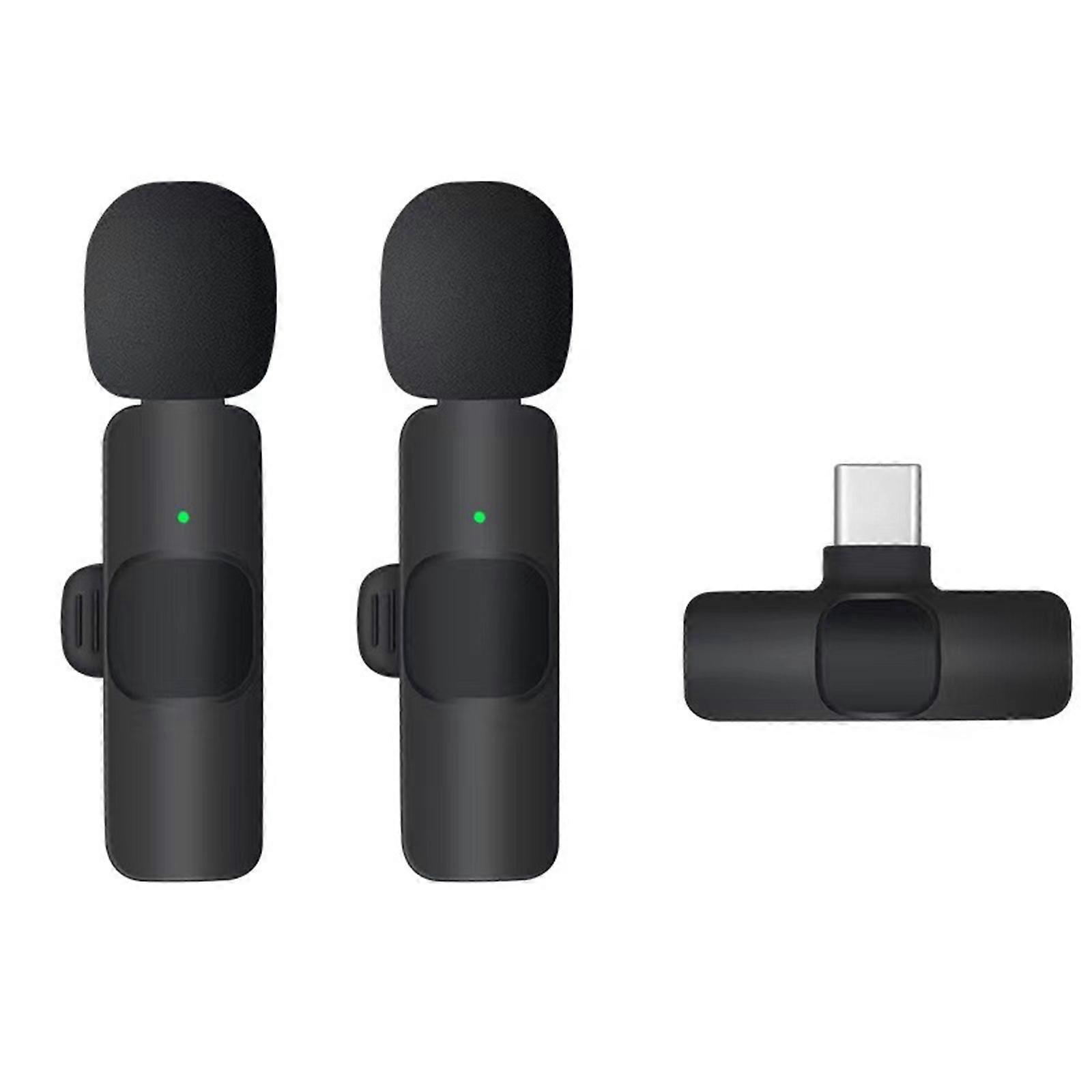 Type-C Wireless Lavalier Mic: Charge & Record Simultaneously