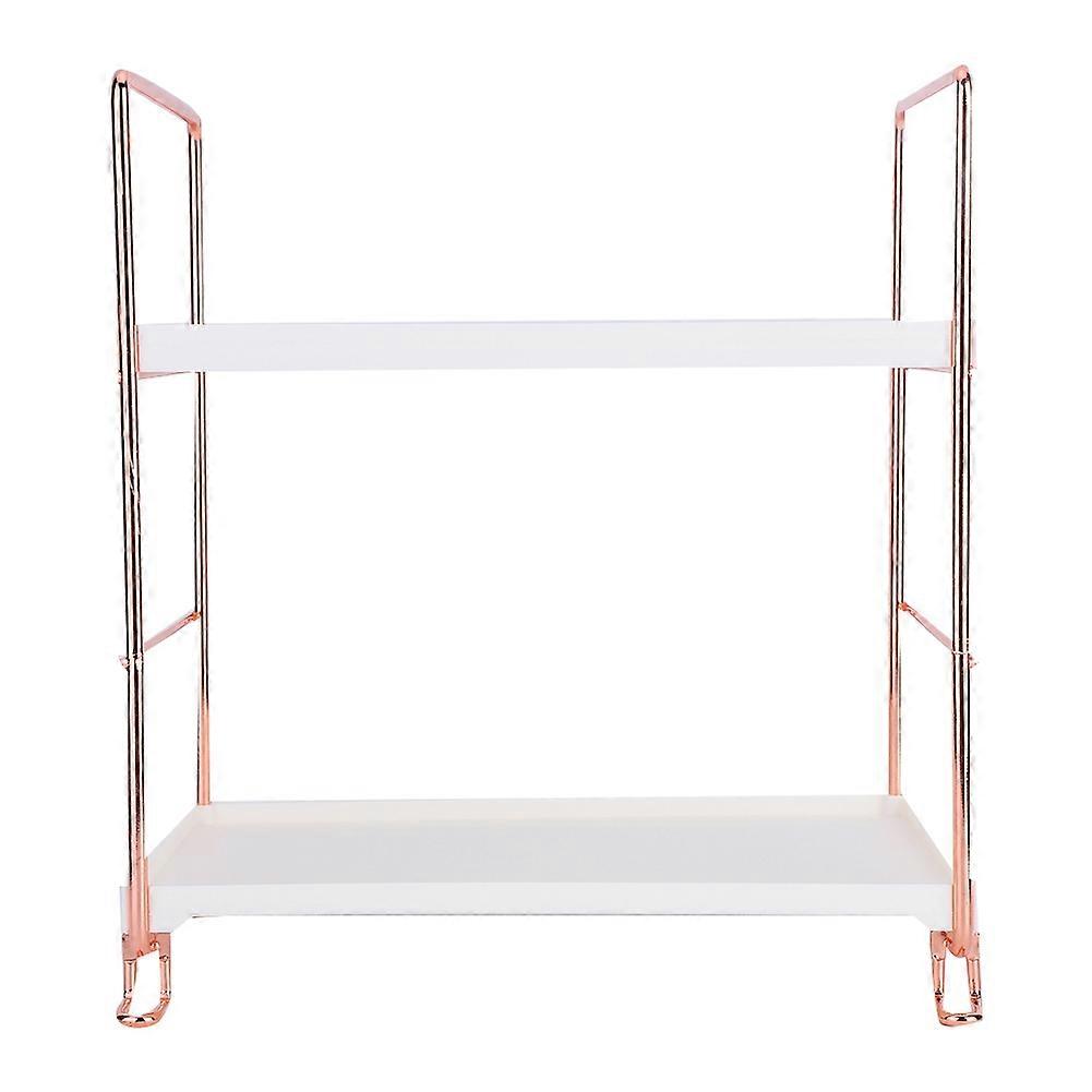 Multifunctional Desktop Cosmetics Storage Box Kitchen Bathroom Storage Rack Organize 2-layer