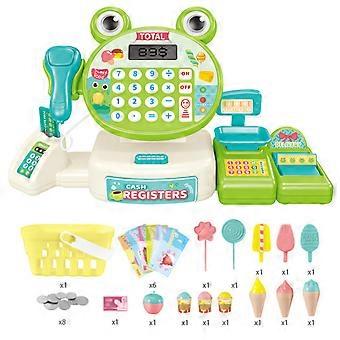 Kinder Kinder So tun als ob, spielen Einkaufen, Spielzeug Set, Spielzeug, Supermarkt, Rollenspiel, Plastikkasse, Spielzeug, mit Scanner, Taschenrechner