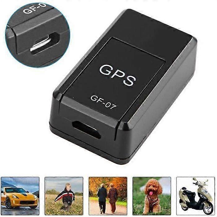 Mini GPS Tracker GF-07 OTHERWISE - Real-Time Car Locator - White