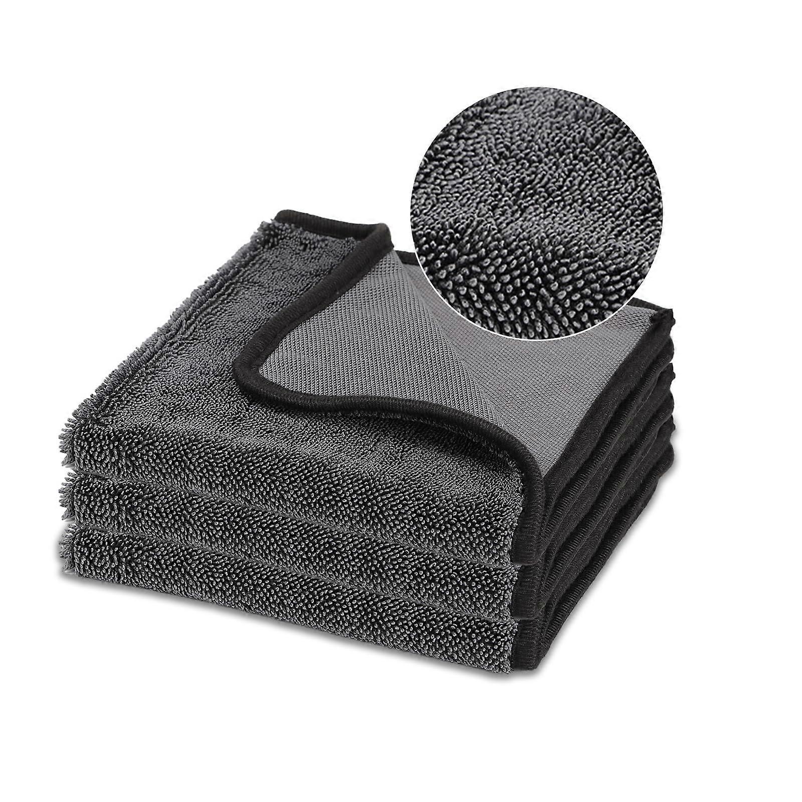 3 Pcs Super Absorbent Bath Wipes, Shiny Soft Material for Travel, Sports, and Daily Use