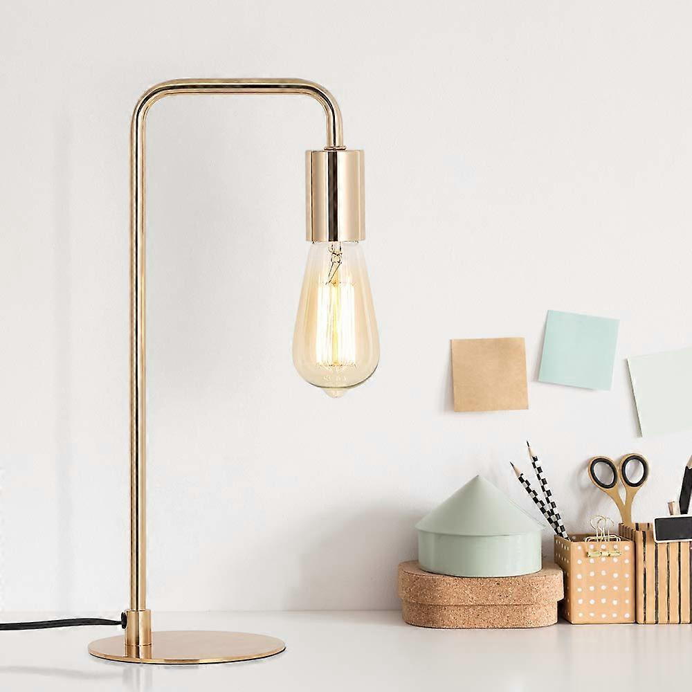 Small  Metal Edison Table Lamp for Bedroom