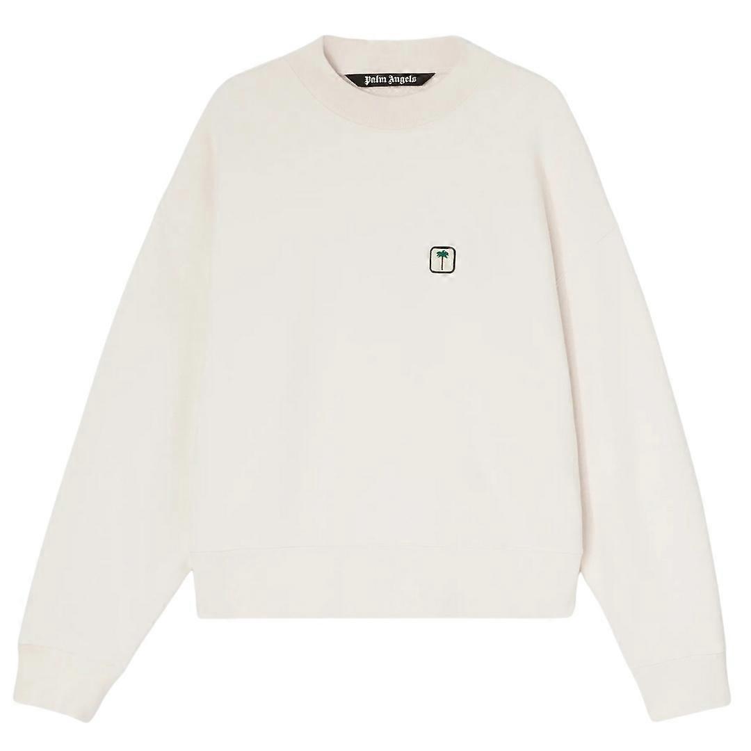 Palm Angels PXP Logo Off White Sweatshirt