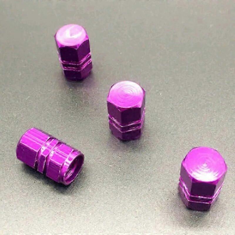 4Pcs Aluminum Tire Wheel Rims Stem Air Tyre Cover Car Truck Bike Valve Caps