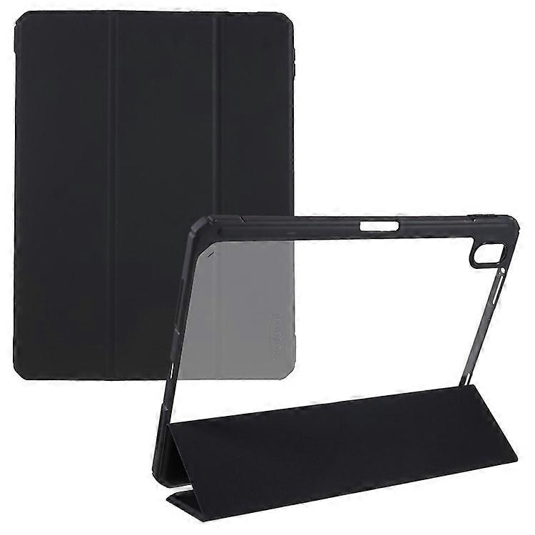 MUTURAL Compatible For iPad 10.9 (2022) Hybrid TPU+PC Full-Body Protective Case Transparent Back Shockproof Stand Cover with Pen S