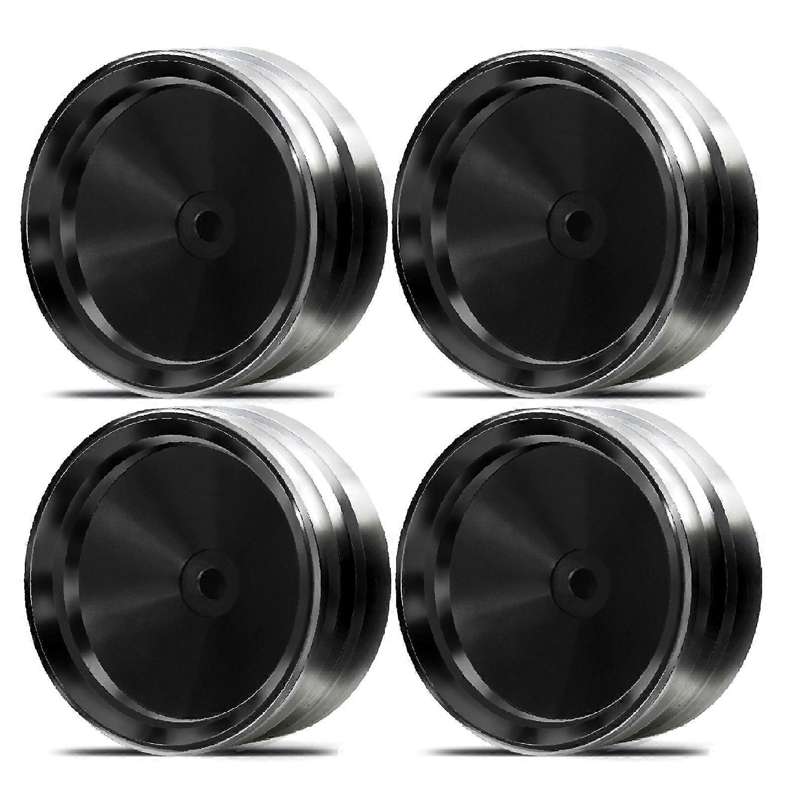 4 PCS Wheel Rim Hub 1.9 Inch Metal Hub Replacement for Axial SCX10 TRX-4 Simulated Climbing Car Remote Control Car Accessories, Type-A