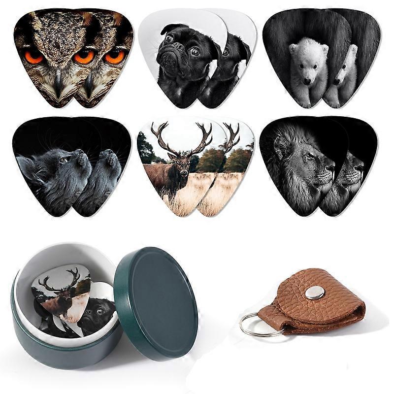 New 1 Set Electric Guitar Pick Acoustic Music Picks Plectron 0.71mm Thick Guitar Accessories