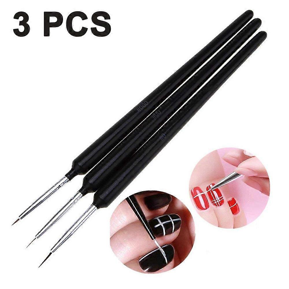 Rhinestone Handle Pens, Value Package Assorted Brushes, Ideal For Nail Art Creation