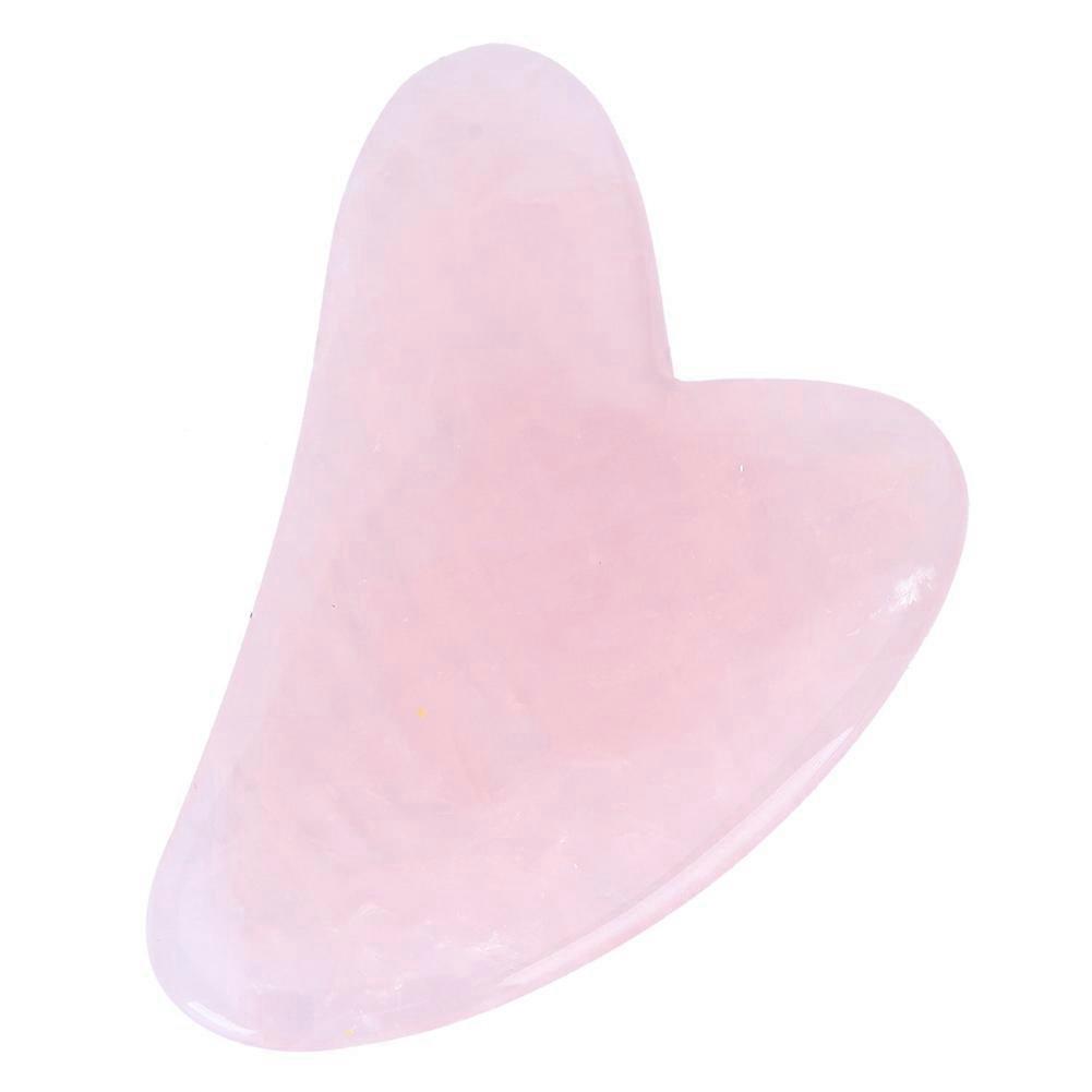 Guasha Tools Natural Powder Crystal Scraping Board Massage Stone for Face BodyHeart Shape