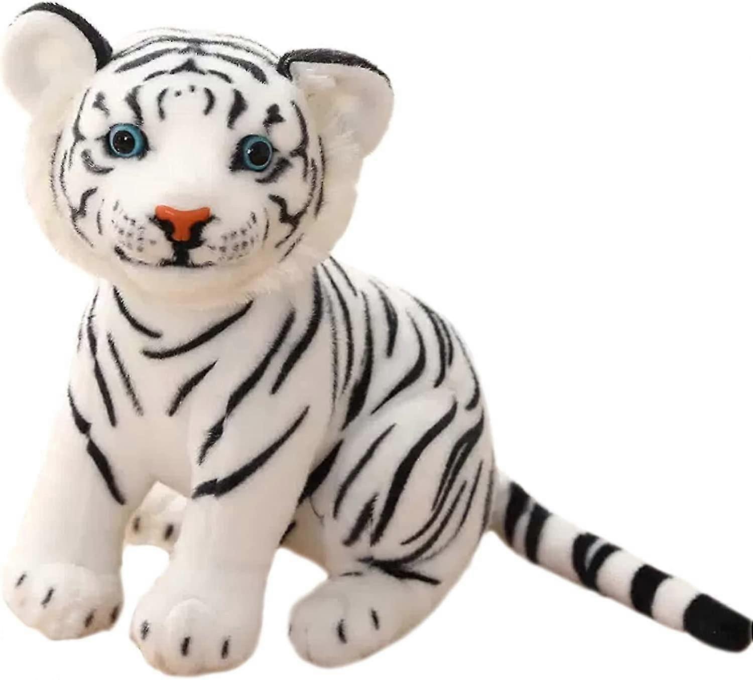 Tiger Plush Tiger Lifelike, Jungle Animal Simulation Plush Toy