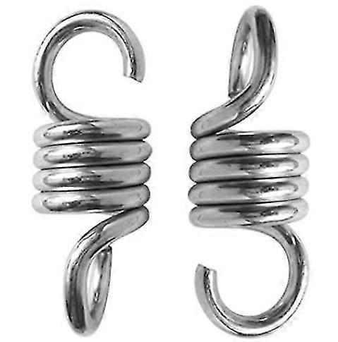 2 Pieces Hanging Hooks 700 lbs Weight Hammock Spring Supported Chair Spring for Porch Chairs Swings Hanging
