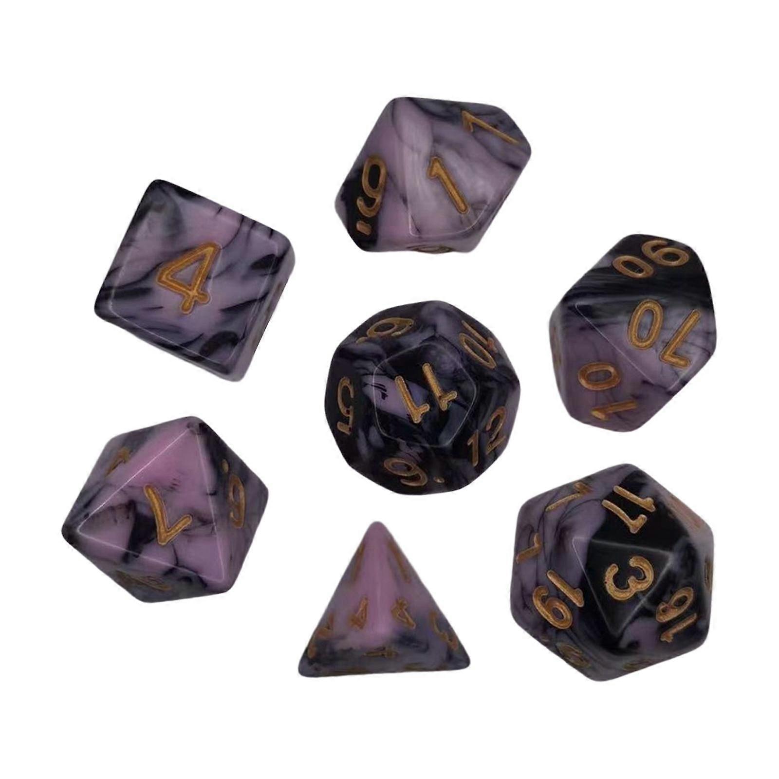 polyhedral dice Violet Argent