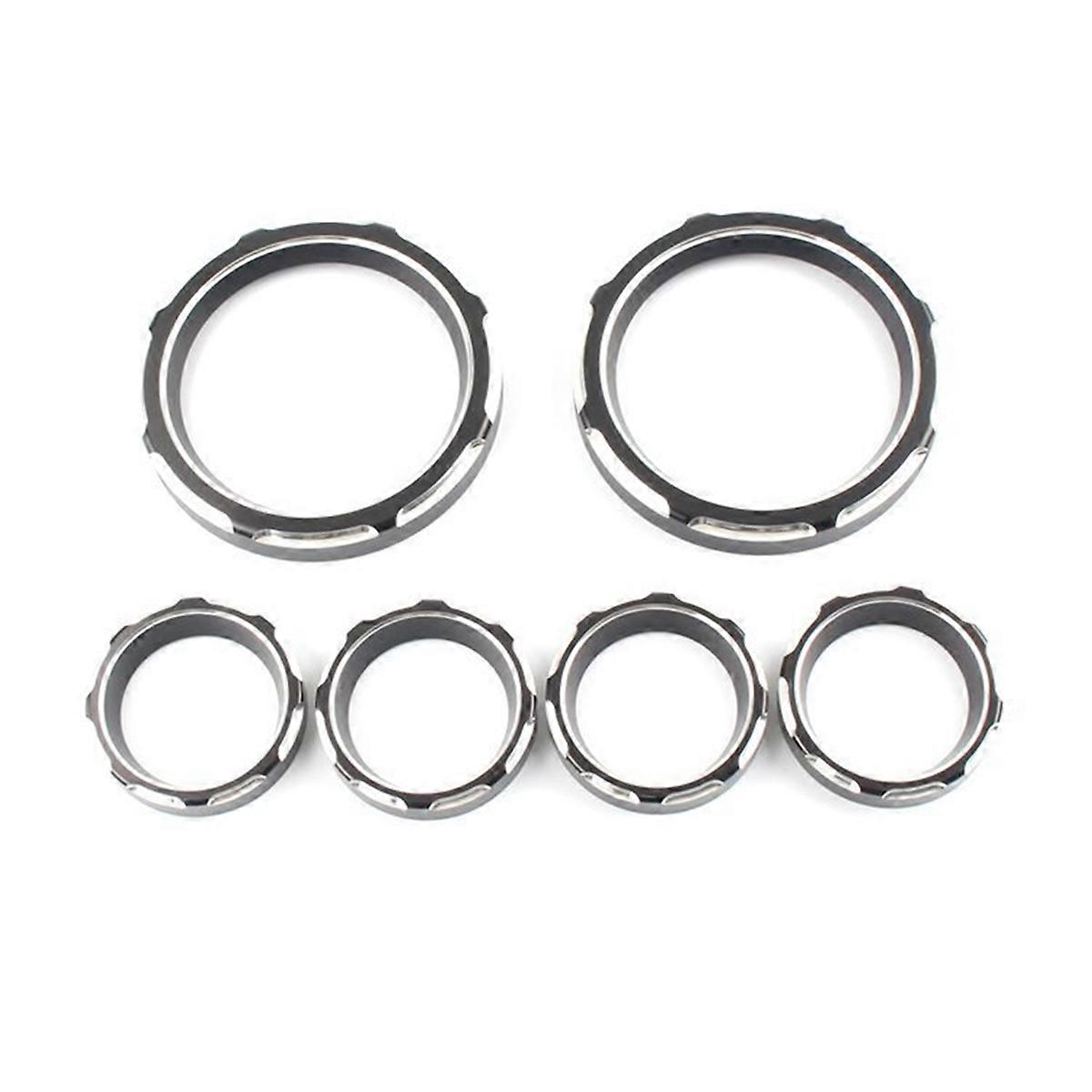 4 Inch Speedometer Gauge 2 Inch Burst Bezel Kit Instrument Cover Board for Touring Glide Street Glide