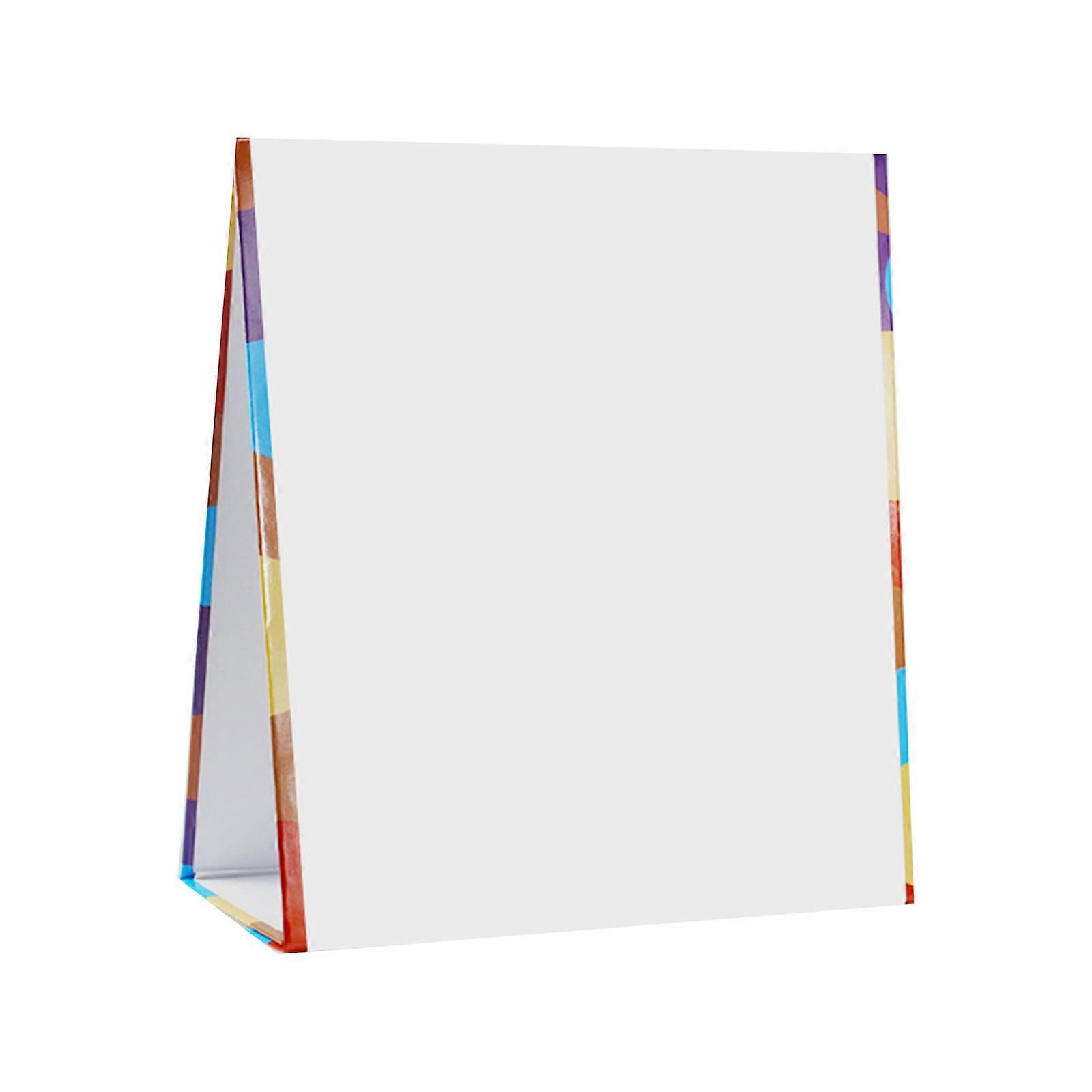 Doppelseitiges Whiteboard trocken abwischbares Whiteboard Wochenplaner Magnetisches Whiteboard Desktop-Schreibtafel für Schüler groß