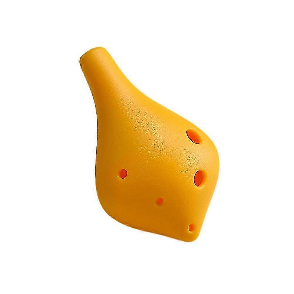 6 Holes Resin Ocarina Alto C Simple Style Musical Instrument for Music Lover and Beginner hwy