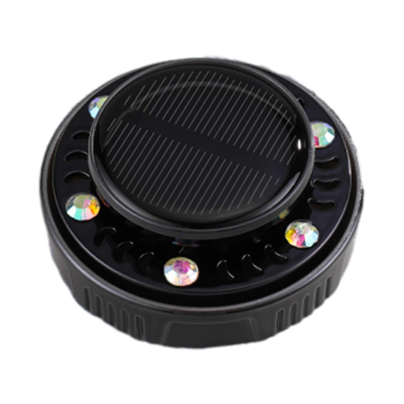 Solar Powered Car Mounted Aromatherapy Sun Powered Rotating Aromatherapy Long-lasting Light Perfume