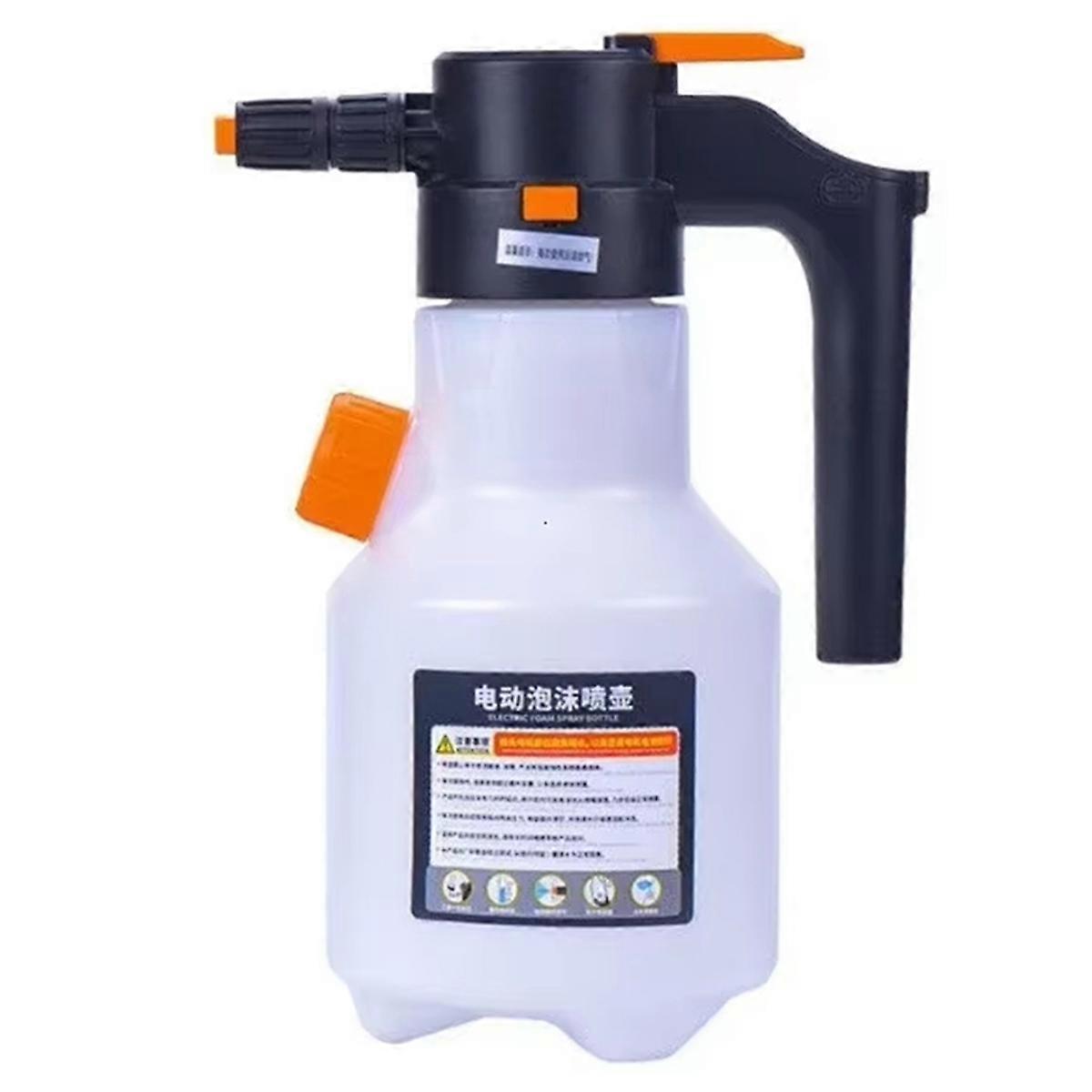 Car Wash Sprayer Electric Foam Sprayer Handheld Professional 2L White