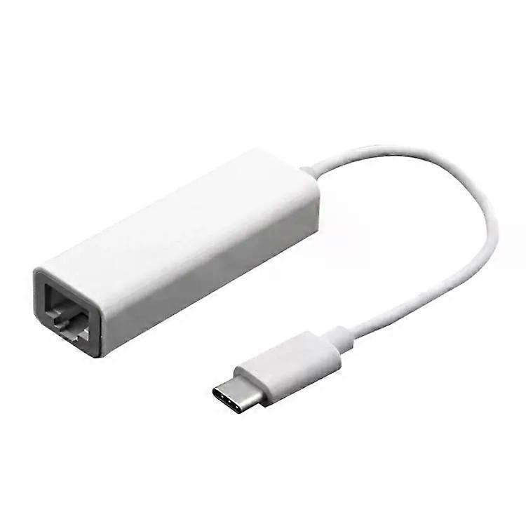USB-C Ethernet Adapter-10cm High-Speed for MacBook & Chromebook -