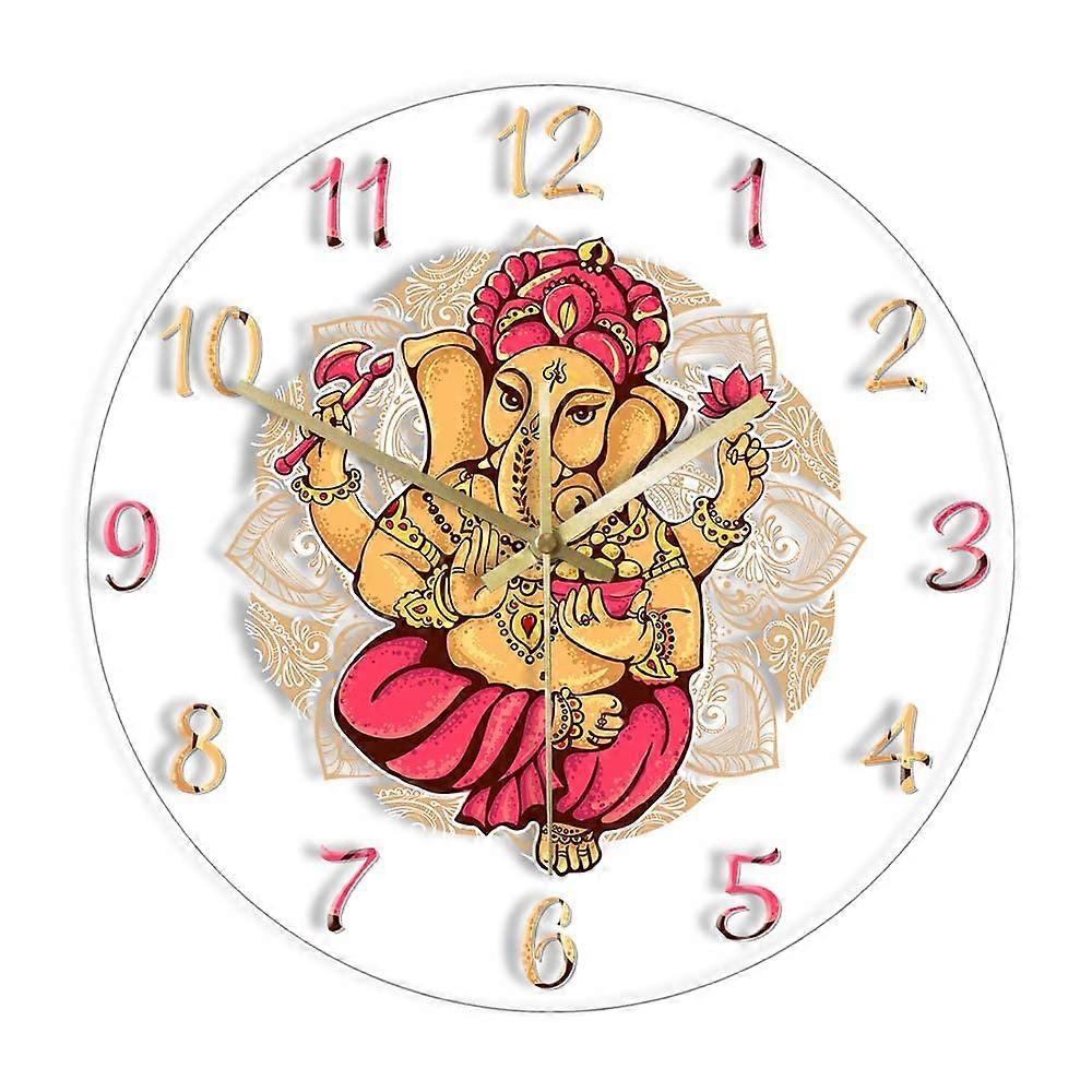 Silent Wall Clock for Bedroom Indian Home Decor