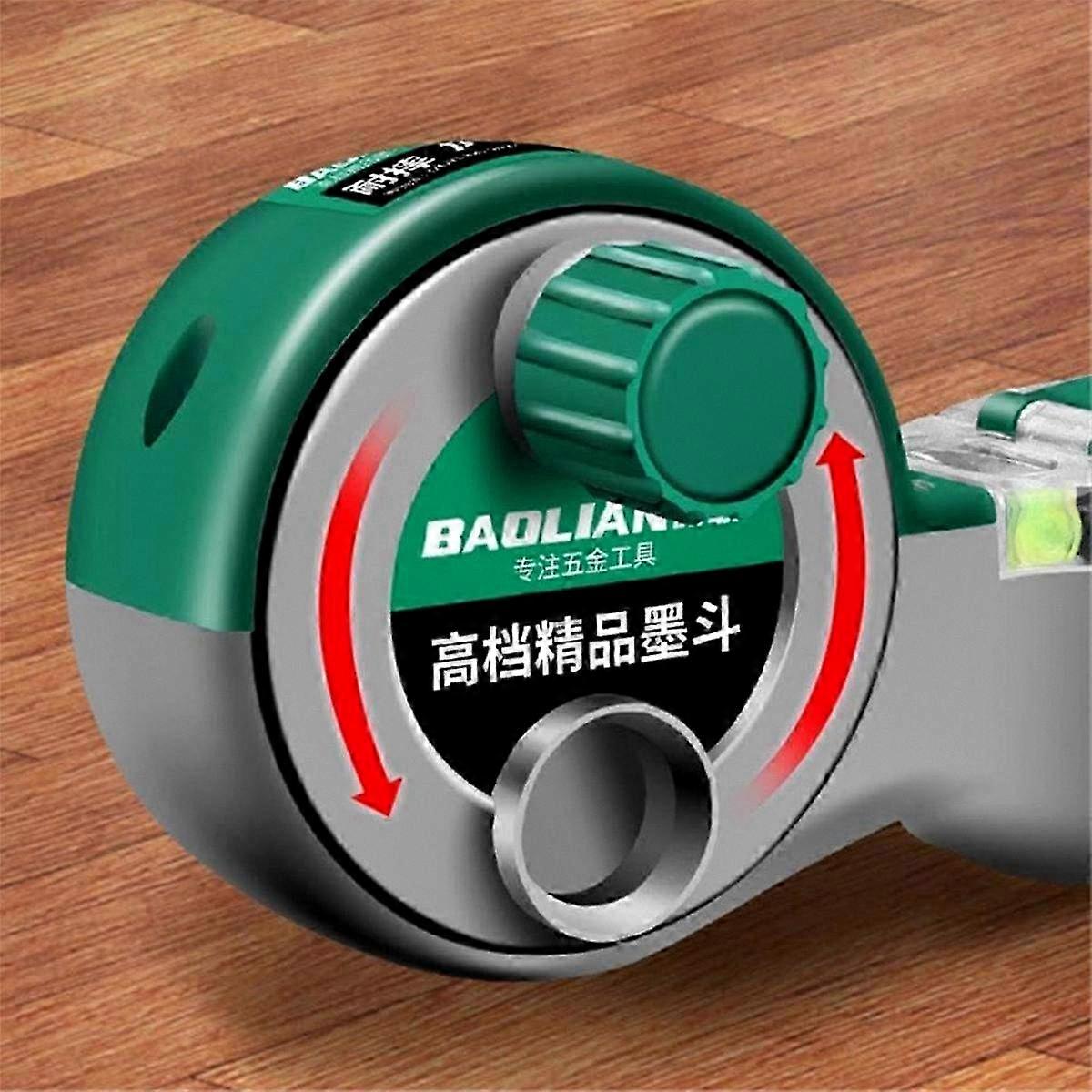 Woodworking Line Marker Tool with Manual Winding for Wood and Bricks