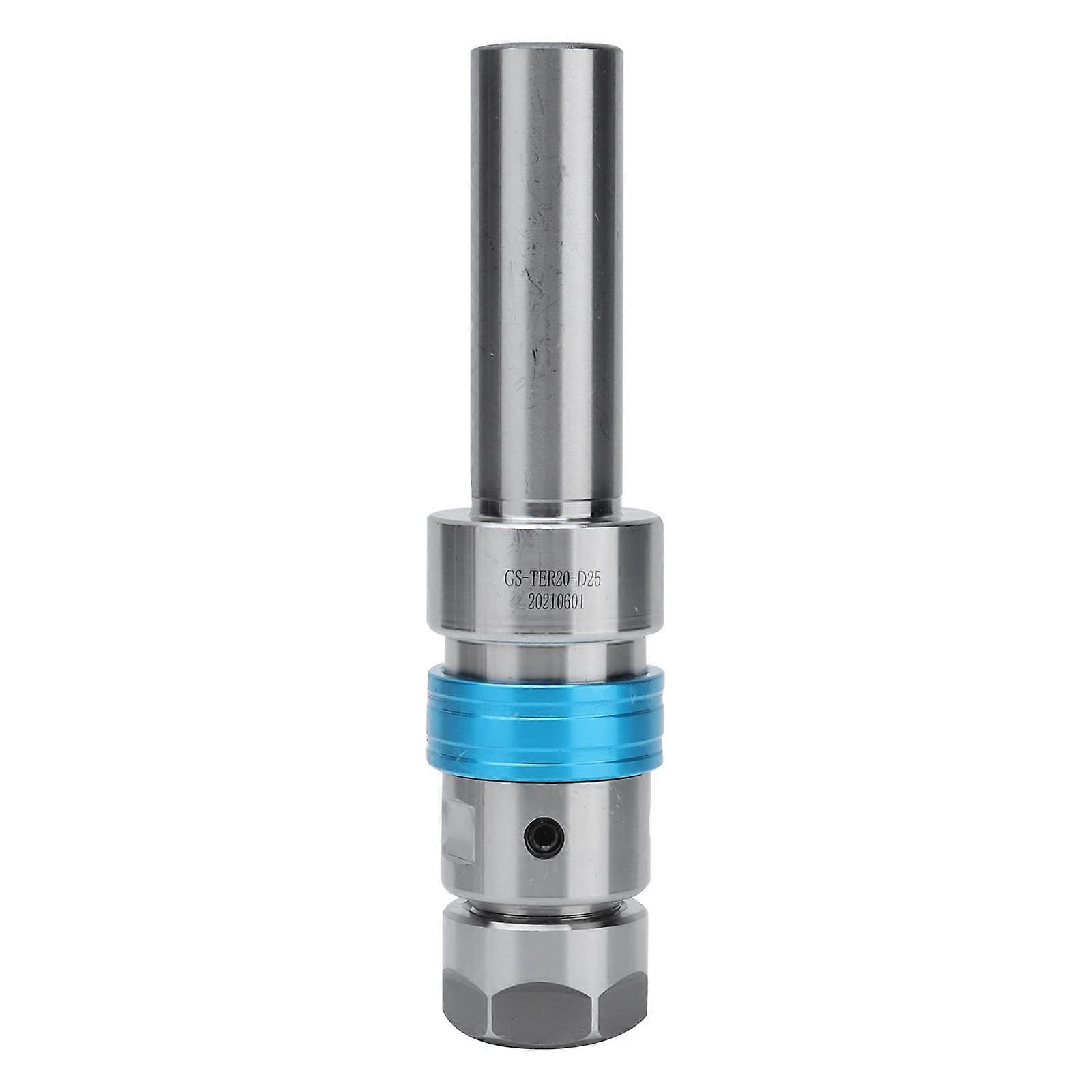 Floating Tap Chuck Holder, 20CrMrTi Steel Threading Tool Holder, Straight Shank Drill Chuck Holder for M2 to M16 Taps (GSTER20AD25)