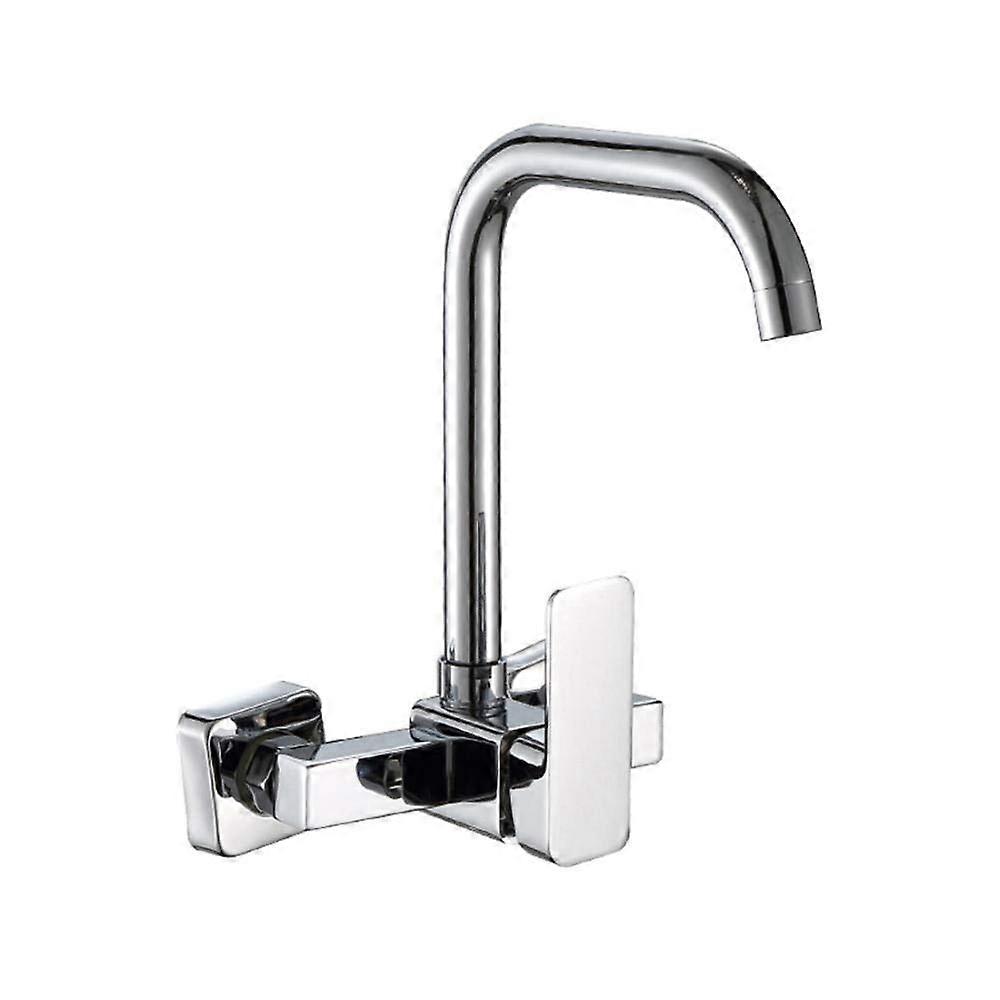 Wall-Mounted Copper-Plated Chrome-Plated Installation Kit For Kitchen Sink And Laundry Pool Universal In-Wall