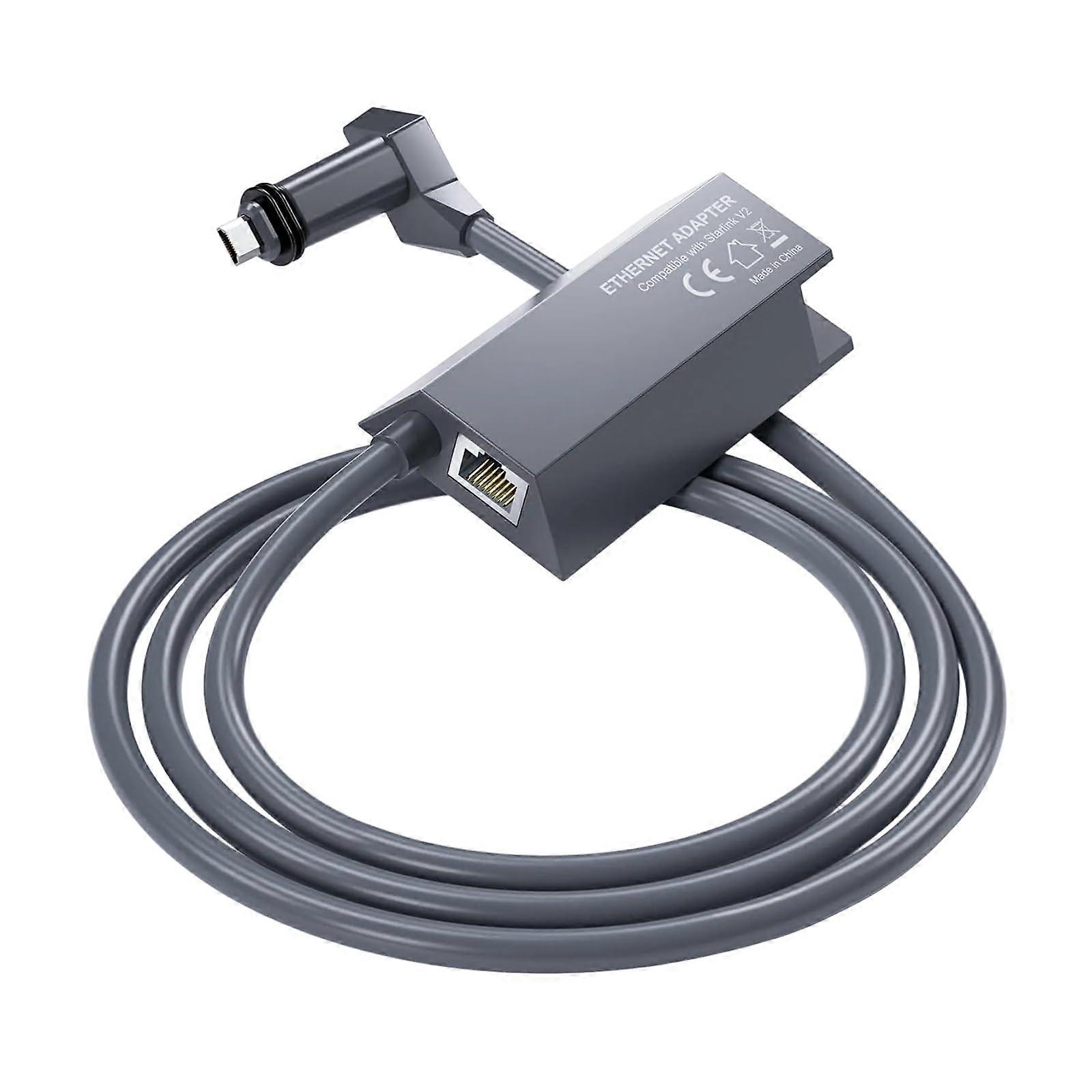 Ethernet Adapter for Rectangle Dish Wired External Network, Wireds Actuated External Networking Connection to Satellite Systems