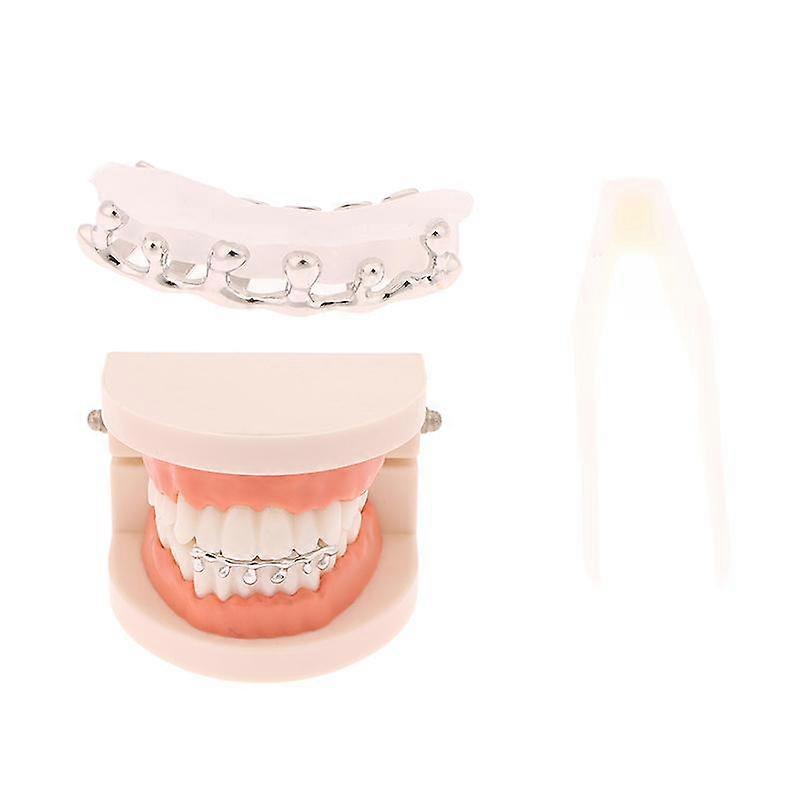 Hip Hop vízcsepp fogak Grillz alsó aranyozott fényes fogsapkák nőknek férfi testékszerek cosplay