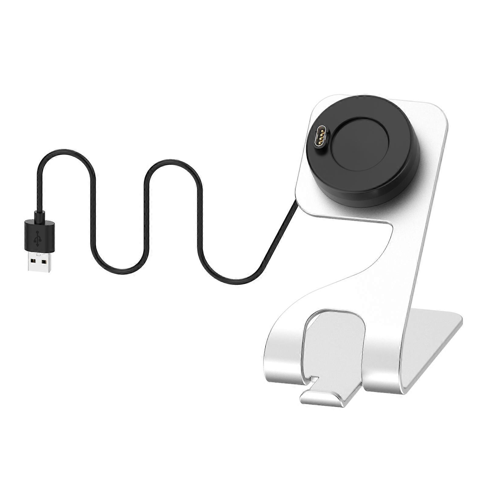 For Garmin Vivosport Rotatable Magnetic Metal Charging Base