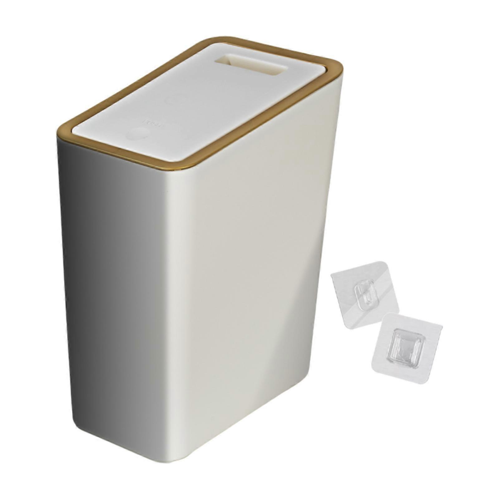 Hanging Trash Can Narrow Garbage Can Easy to Use Premium Kitchen Wastebasket