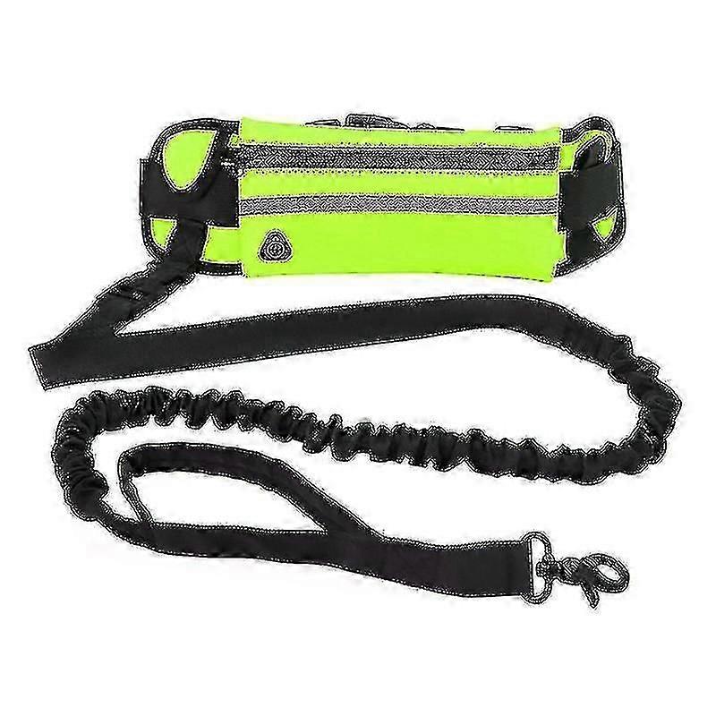 Manos libres Cinturón para perros Ajustable Running Walking Lead con espalda ancha