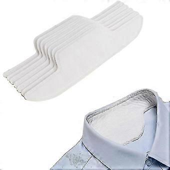 10 Pack of Invisible Disposable Collar Stickers for Sweat Absorption and Dirt Protection Unisex