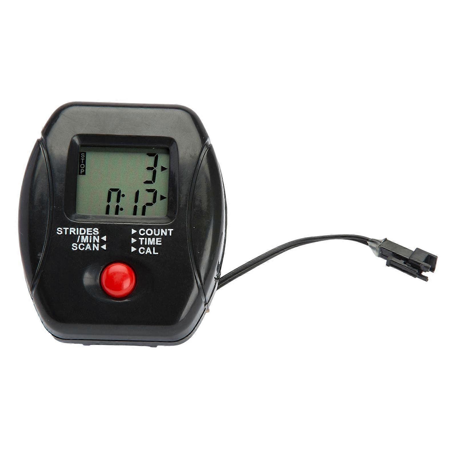 Universal Replacement Monitor Speedometer For Stationary Bike Black, Compatible With Exercise Bikes, LCD Display
