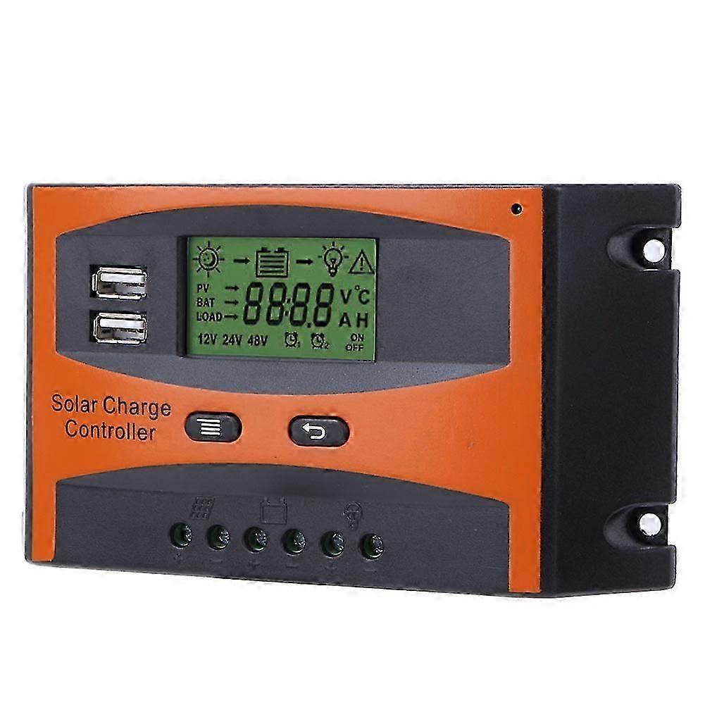 PWM Solar Charge Controller Automatic Identification 12/24V Solar Panel Regulator 20A