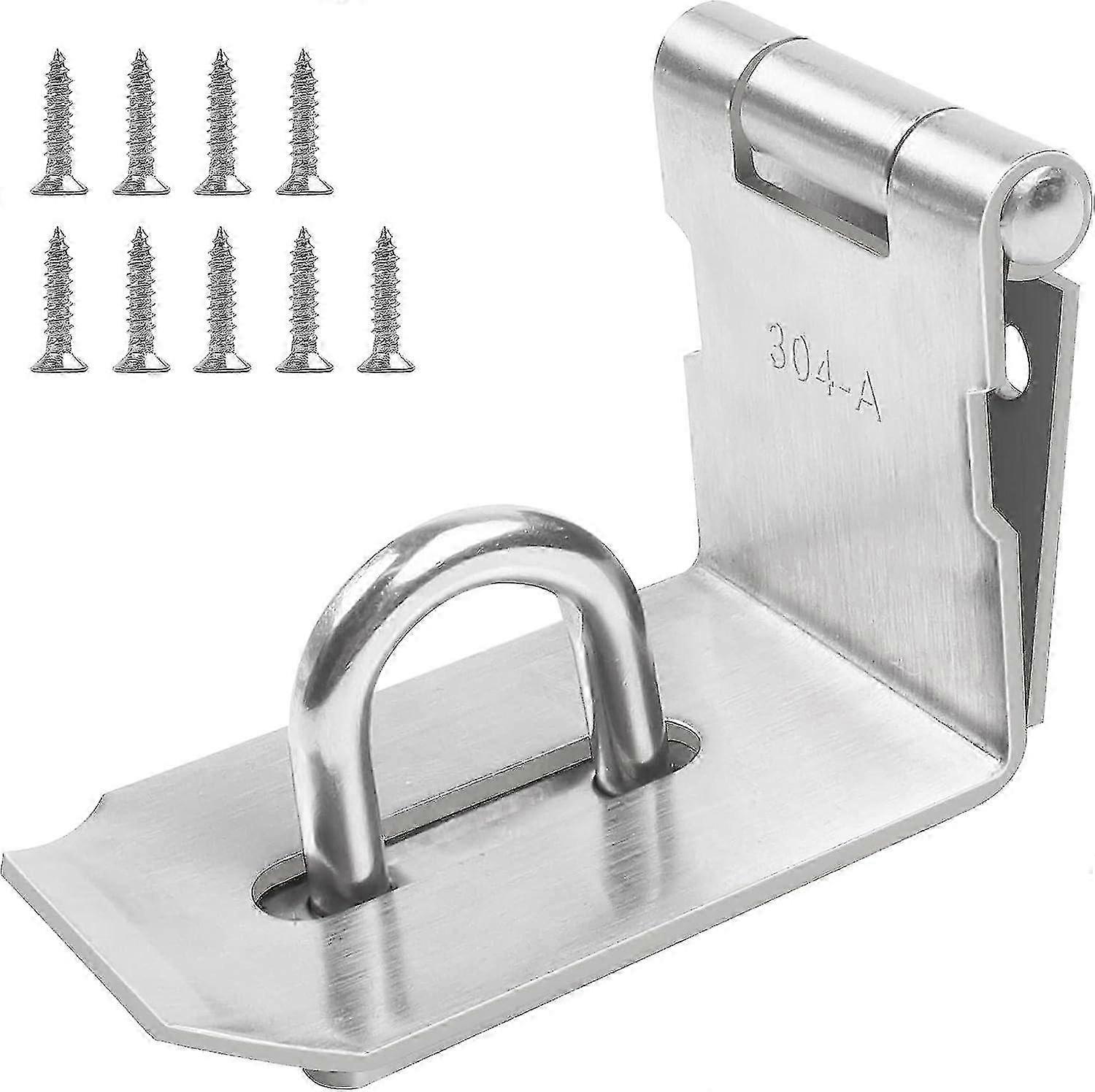 Heavy Duty Right Angle 5.5" Lockable Safety Hasp