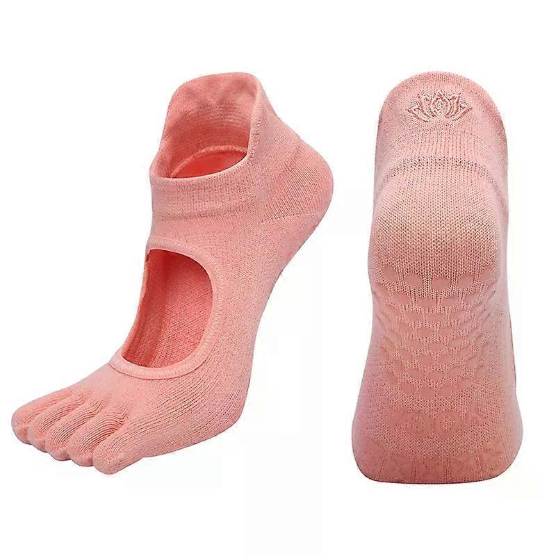 Yoga exercise socks Yoga Socks with Grips Non-Slip Five Finger Pilates Socks