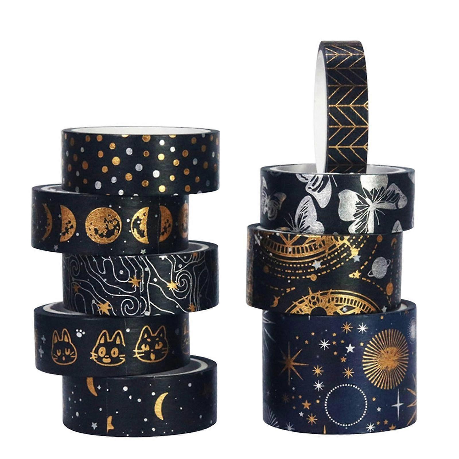9x ταινία Astrolabe Washi που καλύπτει την ταινία για τη συσκευασία δώρων κορνίζας φωτογραφιών