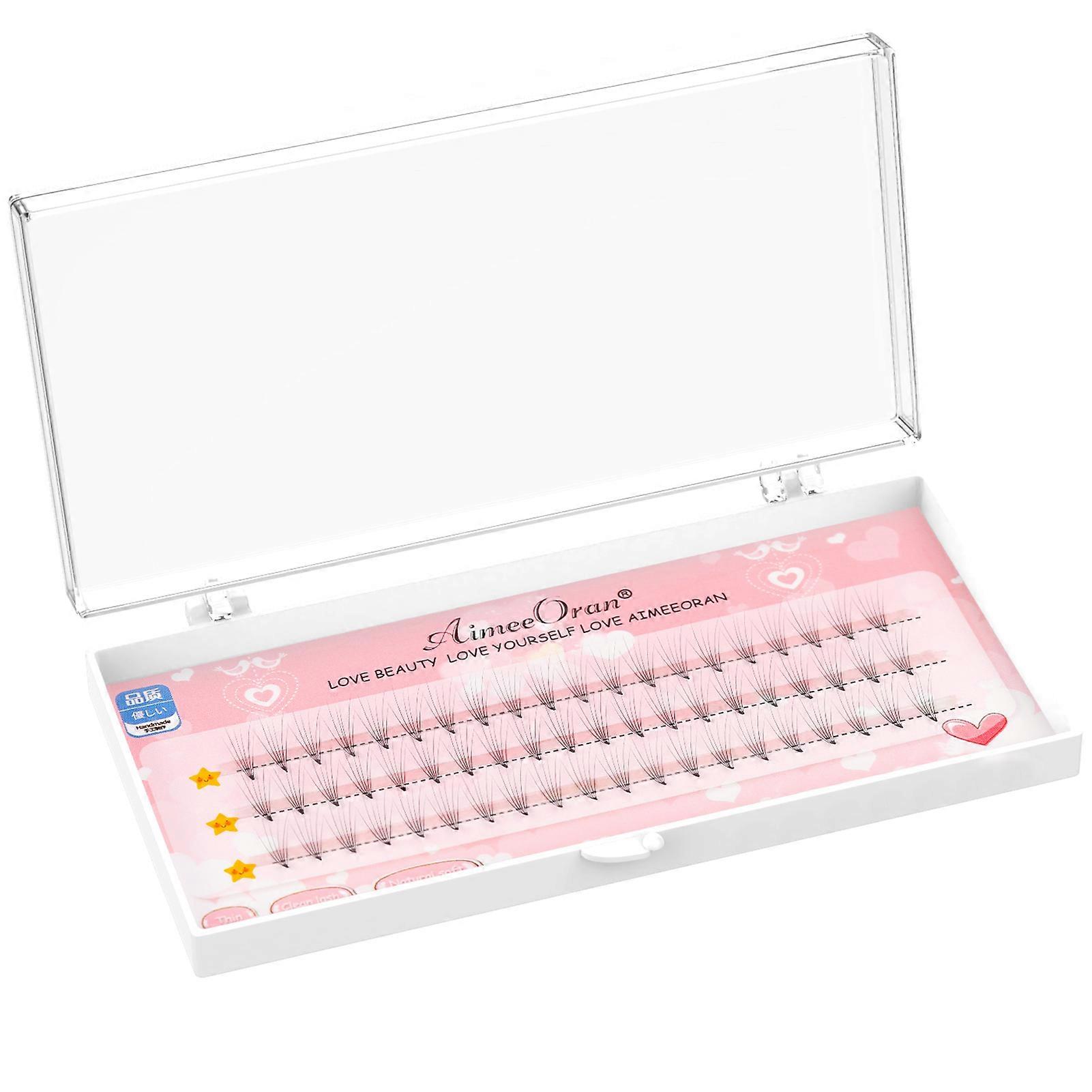 Single Cluster False Eyelashes Pack Lengthening Wispy Stable Curl Eyelashes