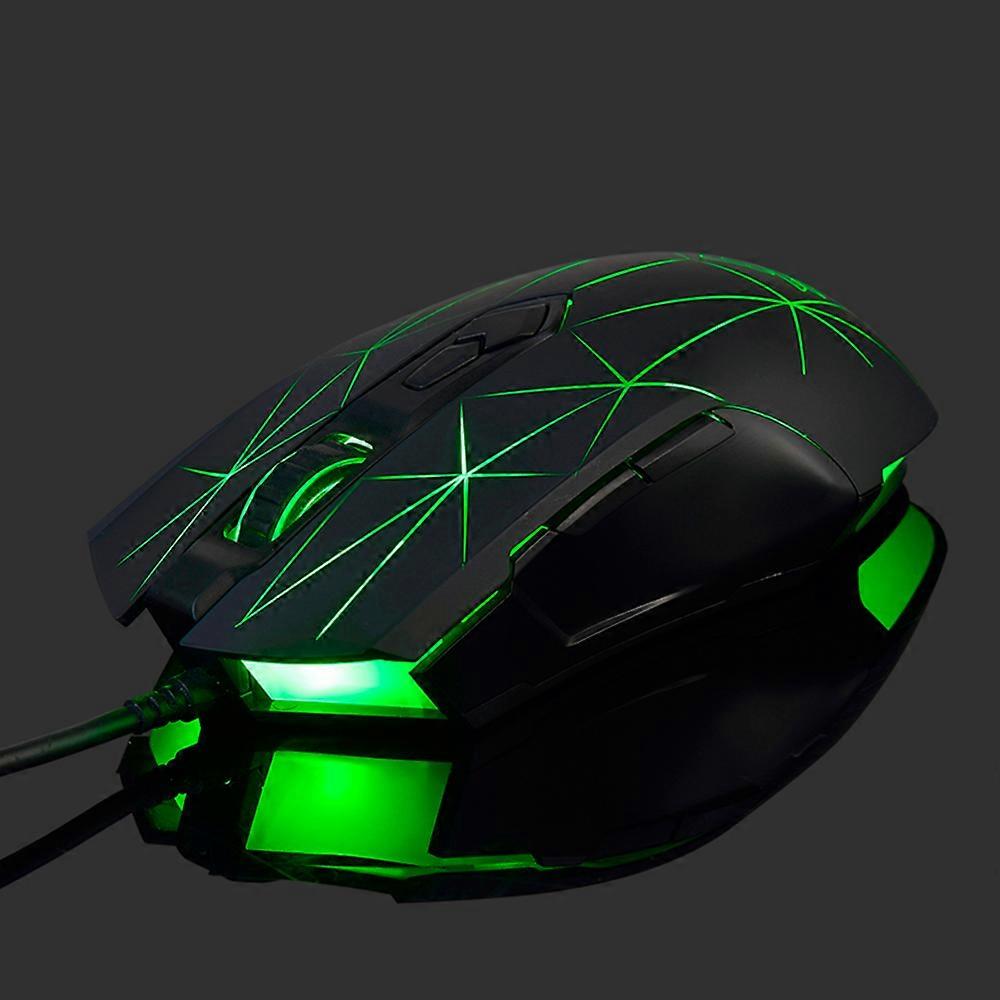 Wired Mouse|Aj52-Usb Wired Chicken Mouse - Star Black