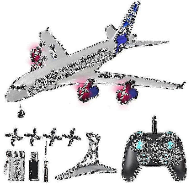 New A380 Rc Airplane B747 Plane Model Rc Fixed-wing 3ch 2.4g Remote Control Aircraft Rtf Toy fast