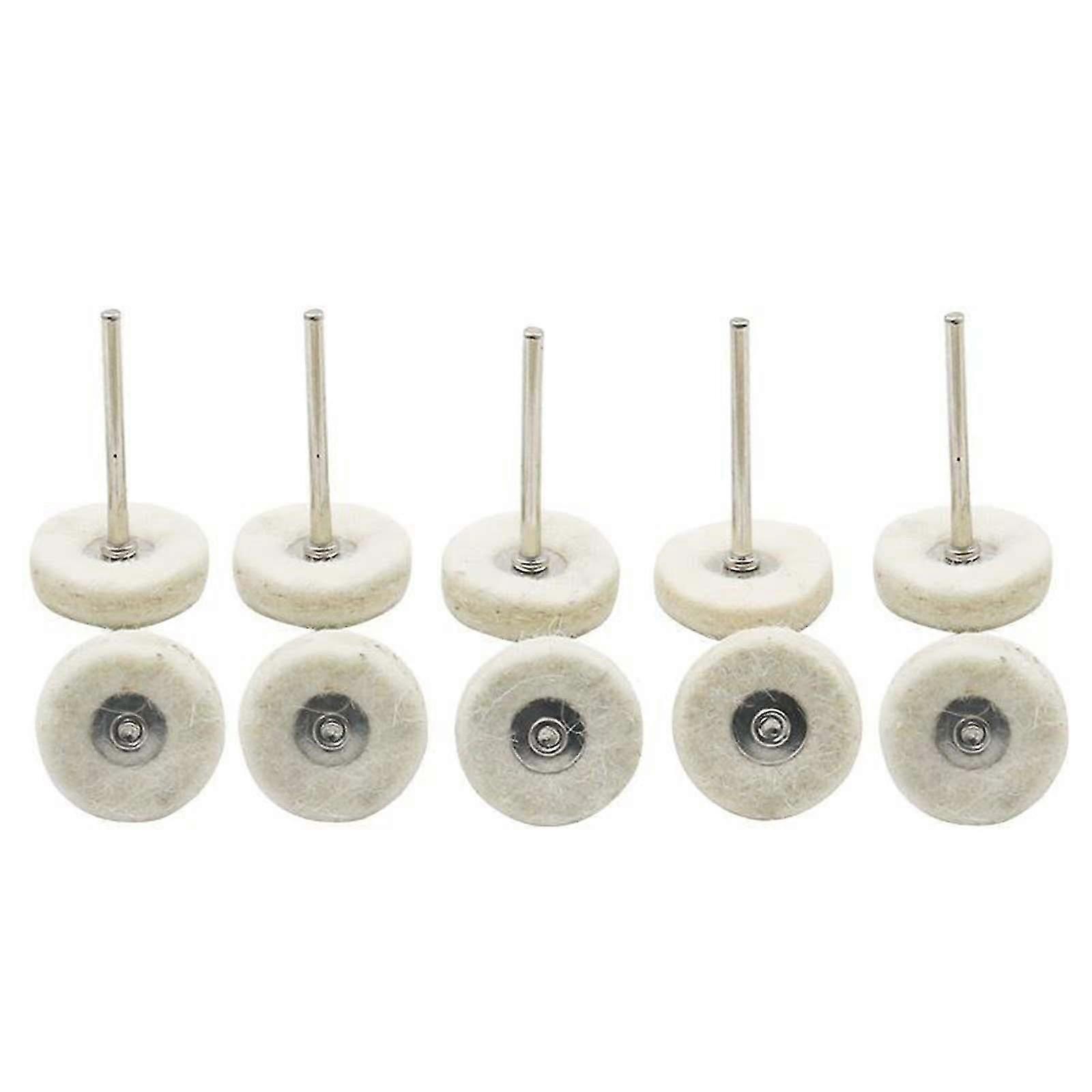 10pcs Mini Wheel With Handle Brush Nail Tool Cleaning Brush PU8620
