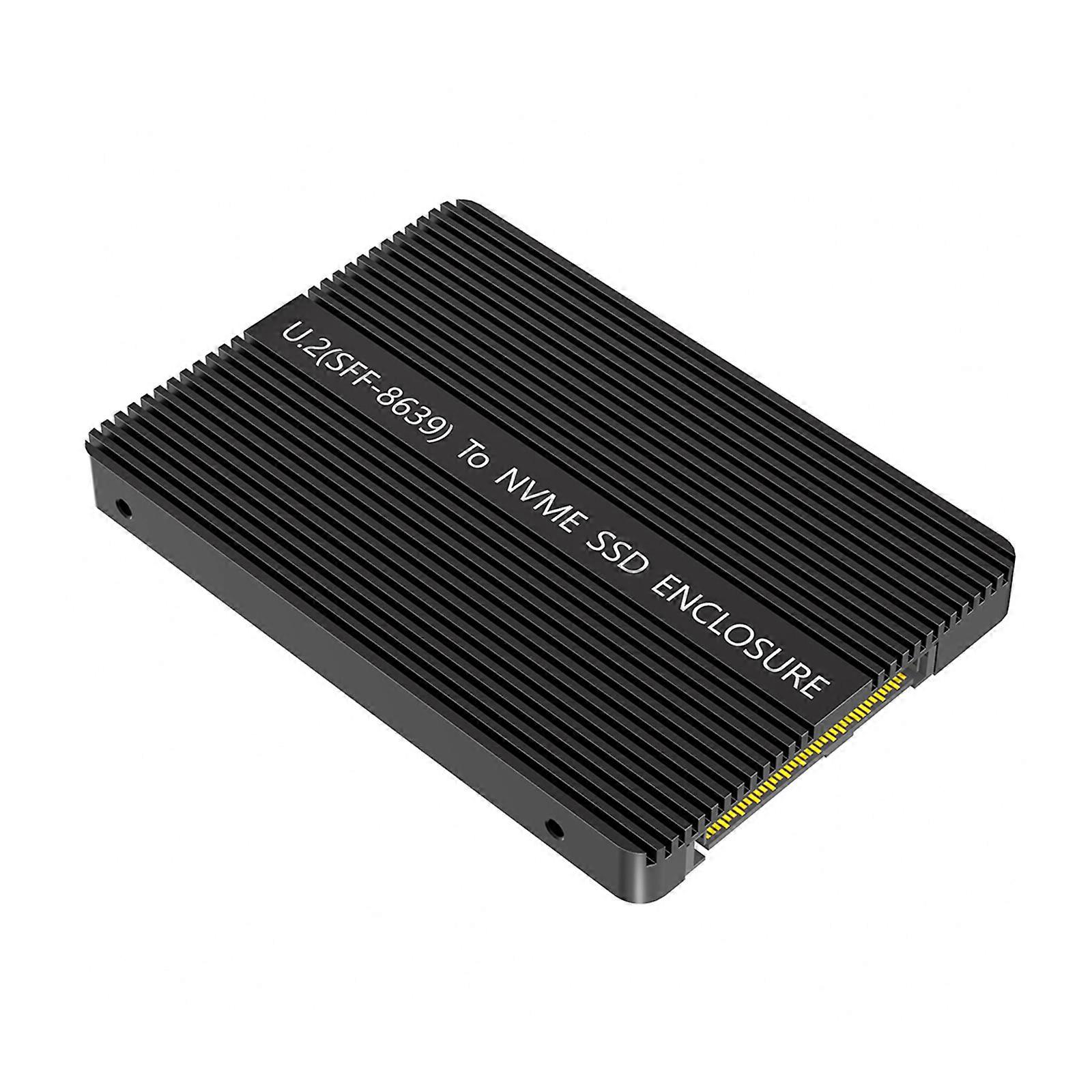 U.2 SFF 8639 a NVMe Custodia in alluminio per efficiente dissipazione del calore per il collegamento universale al computer