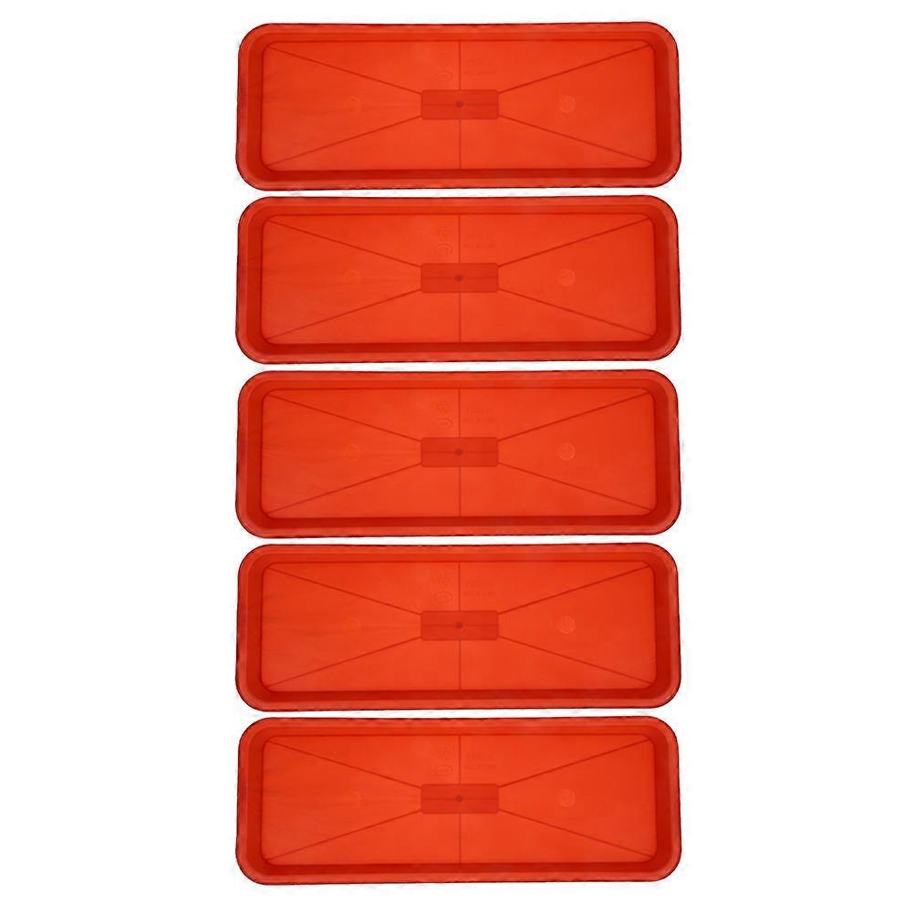 Stylish Rectangle Drip Tray for Plants, Protects Surfaces from Damage