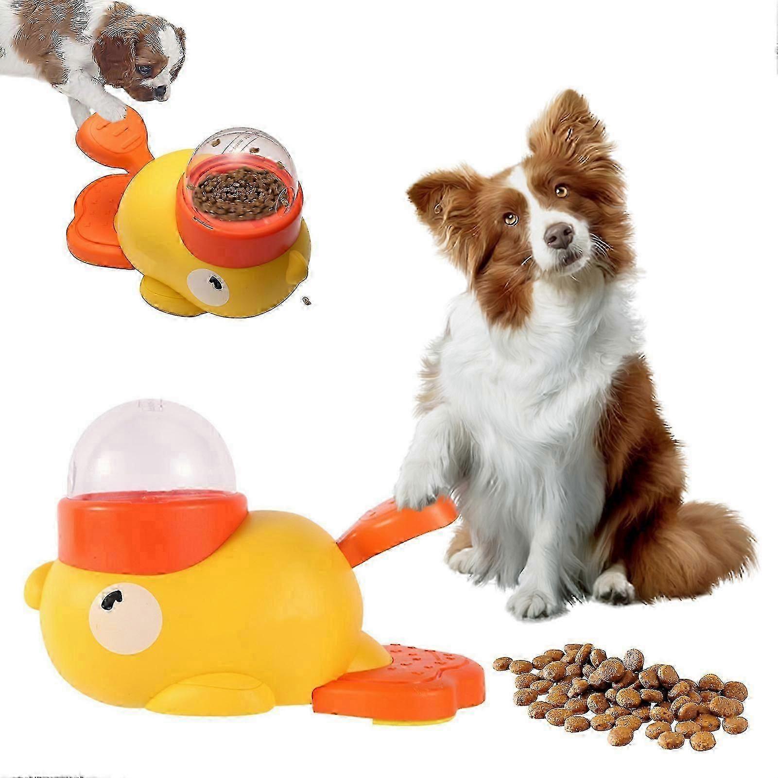 Puzzle Feeder Dog, Dog Puzzle Feeder, 2-in-1 Dog Interactive Slow Feeder Dog Food Puzzle Toy