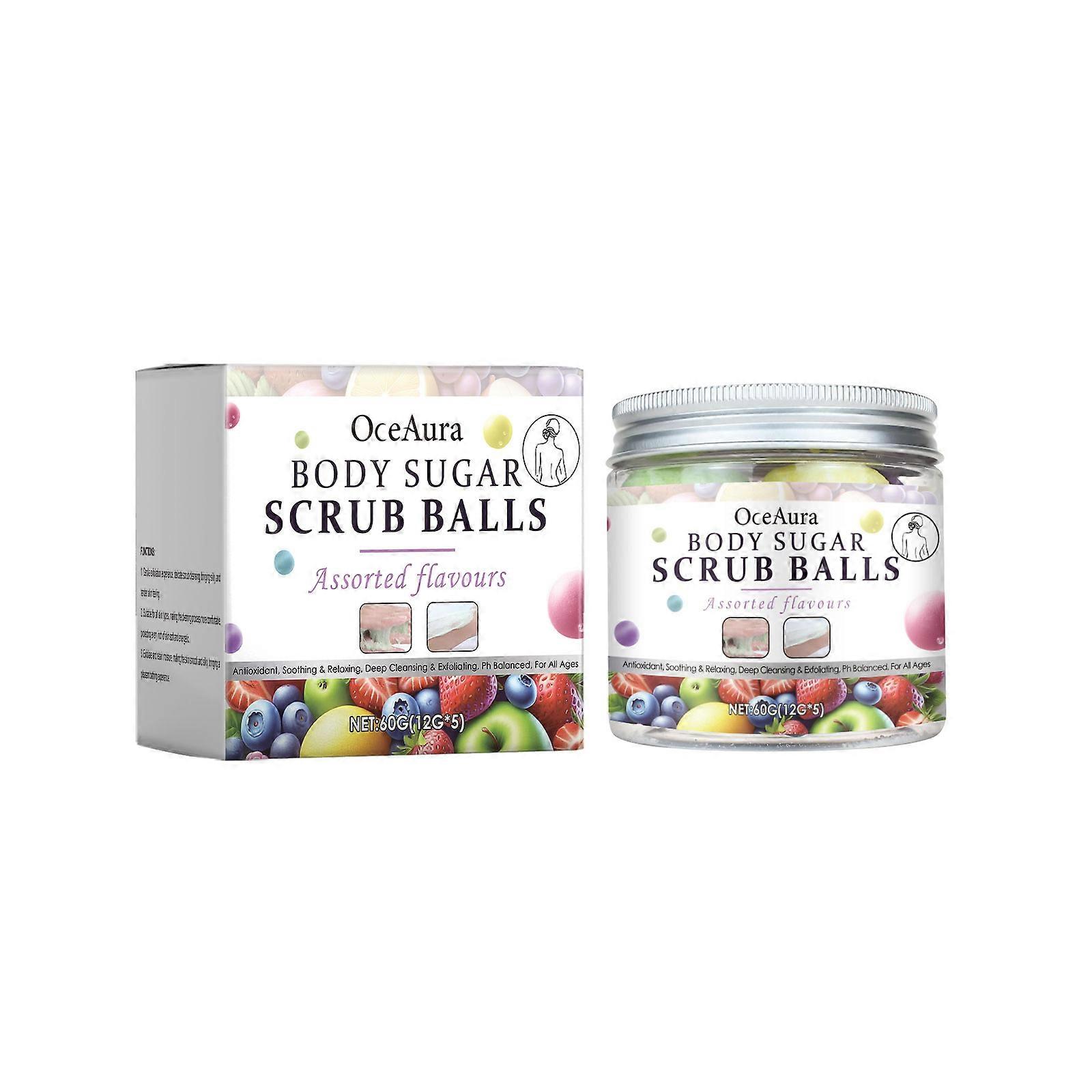 Boule exfoliante, nettoie en douceur et chouchoute la peau soyeuse