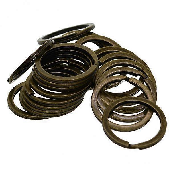 3xVarious Split Key Rings Keys Chain Bag Charms Clasp Flat Round Circle Clip 6