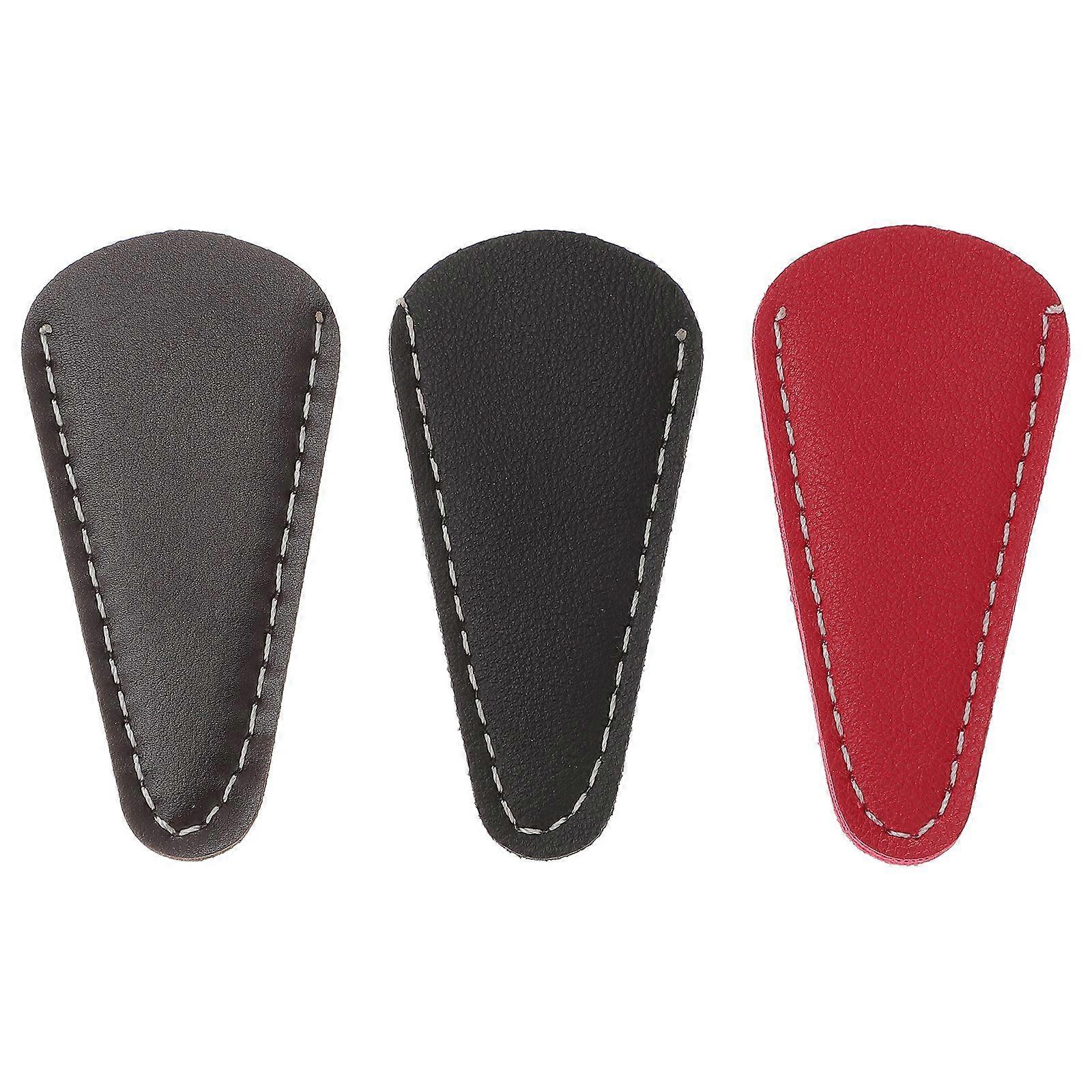 3pcs foarfece colecta sac foarfece teacă de siguranță piele foarfece capac protector