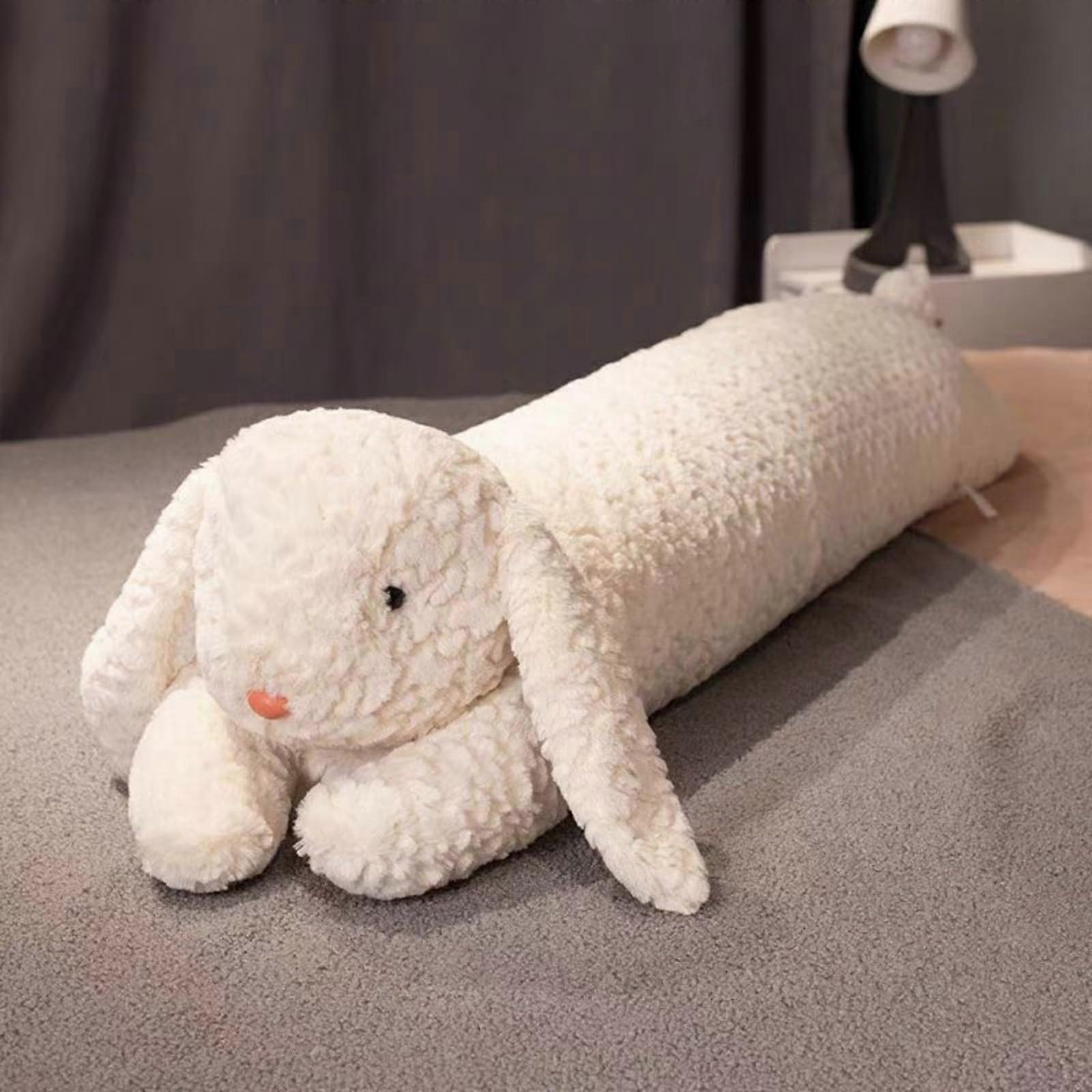 Ultra Soft Stuffed Bunny Stuffed Animal Plush Pillow 40' Long Fluffy Rabbit Hugging Toy,Hypoallergenic Bunny Toys for Kids Adults