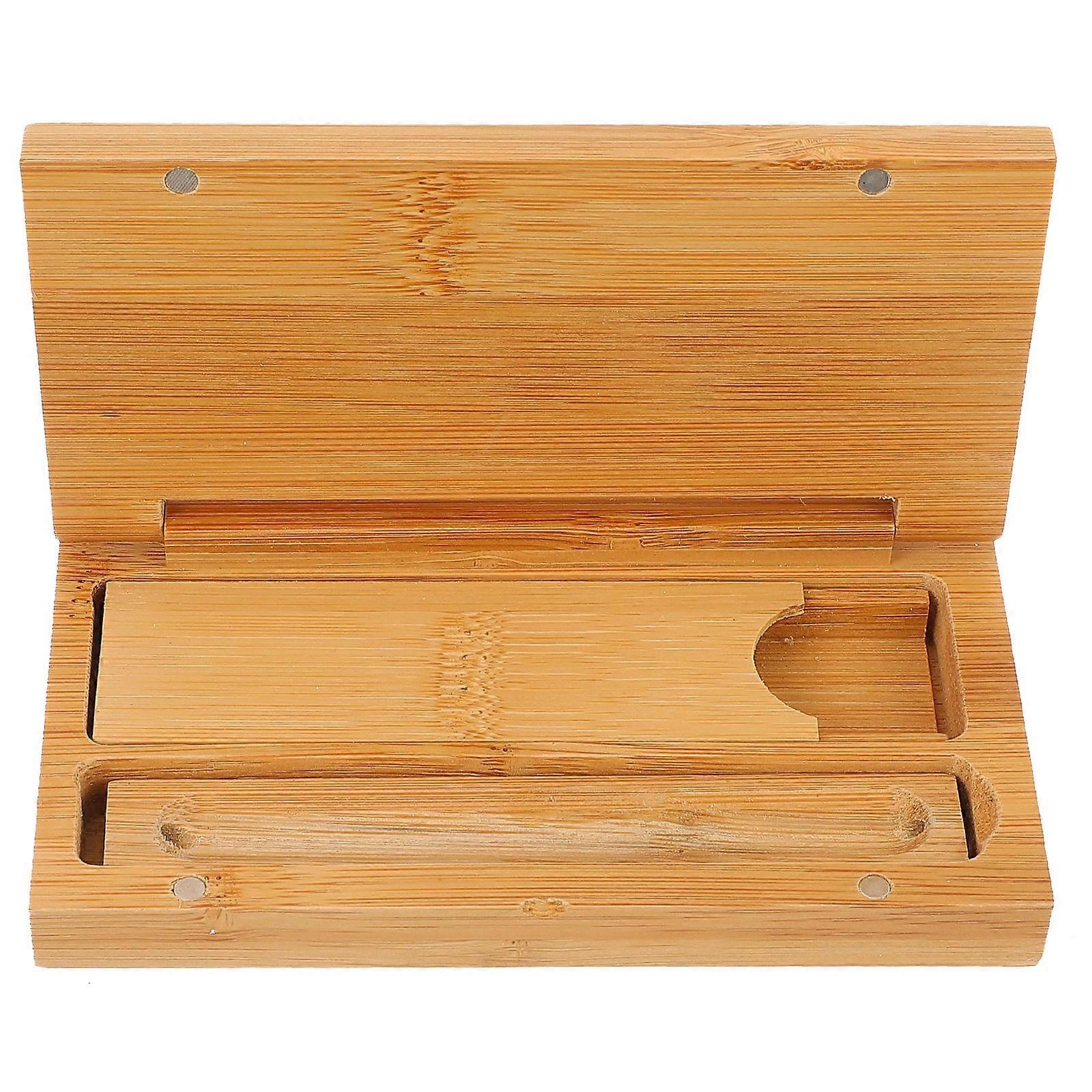 Beautiful Sandalwood Box, Portable Incense Storage with High-Density Material