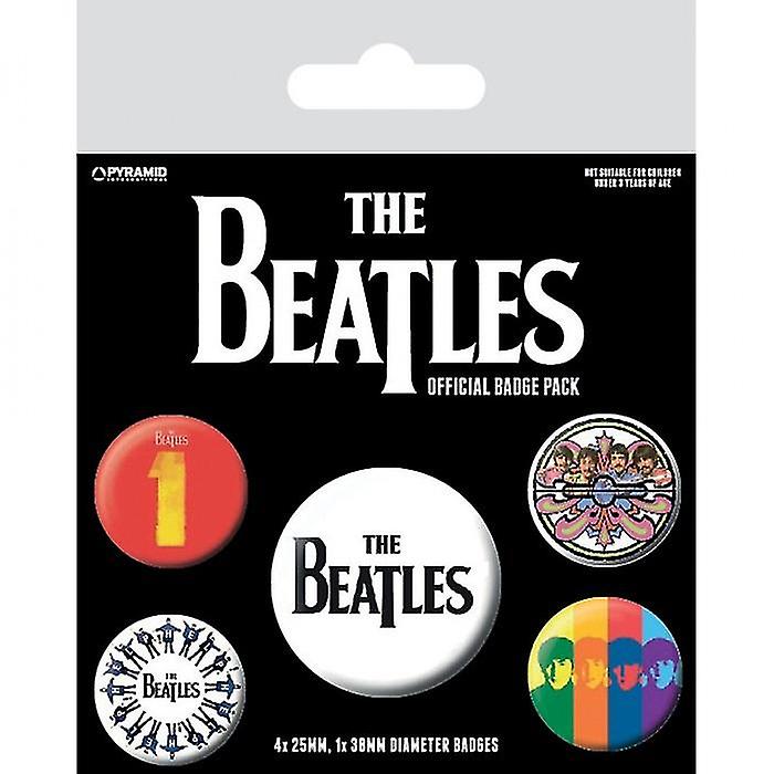 The Beatles Badge Set (Förpackning med 4)
